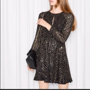 & Other Stories Glitter Dress